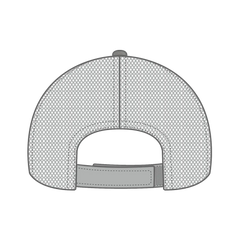 OTTO 83-605 ’OTTO Comfy Fit’ 6 Panel Low Profile Baseball Cap - Gray - Gray / 6 1/2’’ - 7 5/8’’