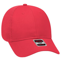 OTTO 83-605 ’OTTO Comfy Fit’ 6 Panel Low Profile Baseball Cap - Red - Red / 6 1/2’’ - 7 5/8’’