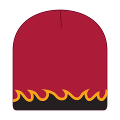 OTTO 91-628 8’’ Reversible Beanie - Red/Blk/Gld - Red/Blk/Gld / 6 1/2’’ - 7 5/8’’
