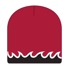 OTTO 91-628 8’’ Reversible Beanie - Red/Blk/Wht - Red/Blk/Wht / 6 1/2’’ - 7 5/8’’