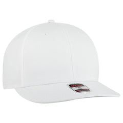 OTTO 930-1 6 Panel Pro Style Baseball Cap - White - White / 7 3/8’’ - 7 5/8’’