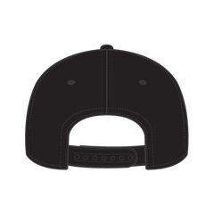 OTTO 9305-1 5 Panel Pro Style Baseball Cap - Black - Black / 7 3/8’’ - 7 5/8’’