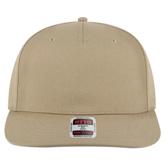 OTTO 9305-1 5 Panel Pro Style Baseball Cap - Khaki - Khaki / 7 3/8’’ - 7 5/8’’