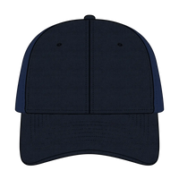OTTO 94-1201 ’OTTO Flex’ Fitted 6 Panel Slim Fit Low Profile Baseball Cap - Navy - Navy / 7’’ - 7 1/4’’