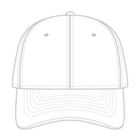 OTTO 94-737 ’OTTO A-Flex’ Fitted 6 Panel Low Profile Baseball Cap - White - White / 7’’ - 7 1/4’’