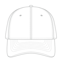 OTTO 94-737 ’OTTO A-Flex’ Fitted 6 Panel Low Profile Baseball Cap - White - White / 7’’ - 7 1/4’’