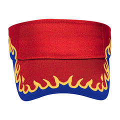 OTTO 95-543 Sun Visor - Red/Ryl/Gld - Red/Ryl/Gld / 6 1/2’’ - 7 5/8’’