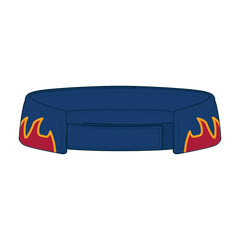 OTTO 95-543 Sun Visor - Ryl/Red/Gld - Ryl/Red/Gld / 6 1/2’’ - 7 5/8’’