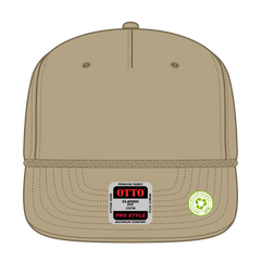 OTTO 9505-2 5 Panel Pro Style Baseball Cap - Khaki - Khaki / 7 3/8’’ - 7 5/8’’