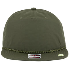 OTTO 9505-2 5 Panel Pro Style Baseball Cap - Ol. Green - Ol. Green / 7 3/8’’ - 7 5/8’’