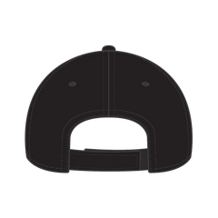 OTTO 99-940 5 Panel Low Profile Dad Cap - Black - Black / 6 1/2’’ - 7 5/8’’