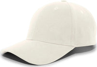 Pacific Headwear 101C Brushed Cotton Hook-and-Loop Cap - Khaki - Khaki / 7’’ - 7 7/8’’