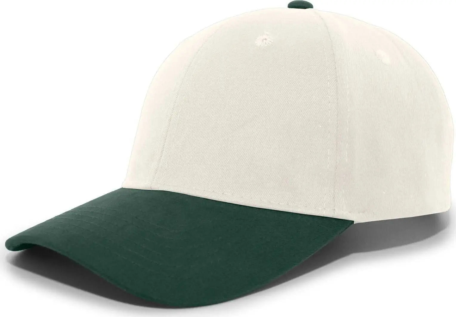 Pacific Headwear 101C Brushed Cotton Hook-and-Loop Cap - Khaki Hunter - Khaki Forest / 7’’ - 7 7/8’’