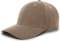 Pacific Headwear 101C Brushed Cotton Twill Hook-And-Loop Adjustable Cap - Bedrock - Bedrock / 7’’ - 7 7/8’’