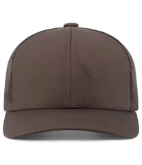 Pacific Headwear 104C Trucker Snapback Cap - Brown Brown - Brown / 7’’ - 7 7/8’’