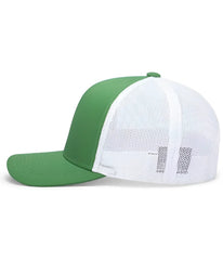 Pacific Headwear 104C Trucker Snapback Cap - Kelly White - Kelly White / 7’’ - 7 7/8’’