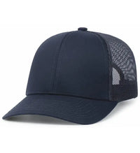 Pacific Headwear 104C Trucker Snapback Cap - Navy - Navy / XS
