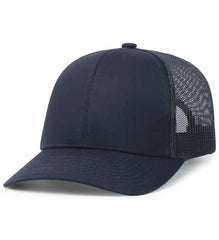 Pacific Headwear 104C Trucker Snapback Cap - Navy - Navy / XS