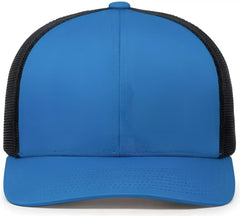 Pacific Headwear 104C Trucker Snapback Cap - Panther Teal Charcoal - Teal Dark Gray / 7’’ - 7 7/8’’