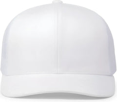 Pacific Headwear 104C Trucker Snapback Cap - White - White / 7’’ - 7 7/8’’