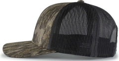 Pacific Headwear 108C Camo Snapback Trucker Cap - Bottomland Light Charcoal - Bottomland Light Charcoal / 7’’ - 7 7/8’’
