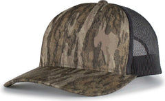 Pacific Headwear 108C Camo Snapback Trucker Cap - Bottomland Light Charcoal - Bottomland Light Charcoal / 7’’ - 7 7/8’’