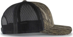 Pacific Headwear 108C Camo Snapback Trucker Cap - Bottomland Light Charcoal - Bottomland Light Charcoal / 7’’ - 7 7/8’’