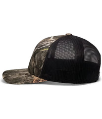 Pacific Headwear 108C Camo Snapback Trucker Cap - Country Dna Lt Charcoal Country Dna - Mossy Oak Dark Gray / 7’’ 7