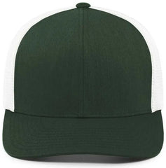 Pacific Headwear 110F Trucker Flexfit Snapback Cap - Dark Green White Dark Green - Forest White / 7’’ 7 7/8’’