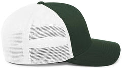 Pacific Headwear 110F Trucker Flexfit Snapback Cap - Dark Green White Dark Green - Forest White / 7’’ 7 7/8’’