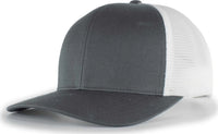 Pacific Headwear 110F Trucker Flexfit Snapback Cap - Graphite White Graphite - Dark Gray White / 7’’ - 7 7/8’’