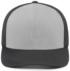 Pacific Headwear 110F Trucker Flexfit Snapback Cap - Heather Grey Lt Charcoal Lt Charcoal - Gray / 7’’ 7 7/8’’