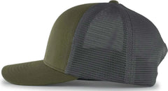 Pacific Headwear 110F Trucker Flexfit Snapback Cap - Moss Graphite Moss - Moss Dark Gray / 7’’ - 7 7/8’’