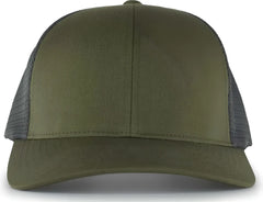 Pacific Headwear 110F Trucker Flexfit Snapback Cap - Moss Graphite Moss - Moss Dark Gray / 7’’ - 7 7/8’’