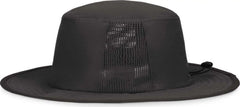 Pacific Headwear 1964B Perforated Legend Boonie - Graphite Black - Dark Gray Black / 7’’ 7 7/8’’