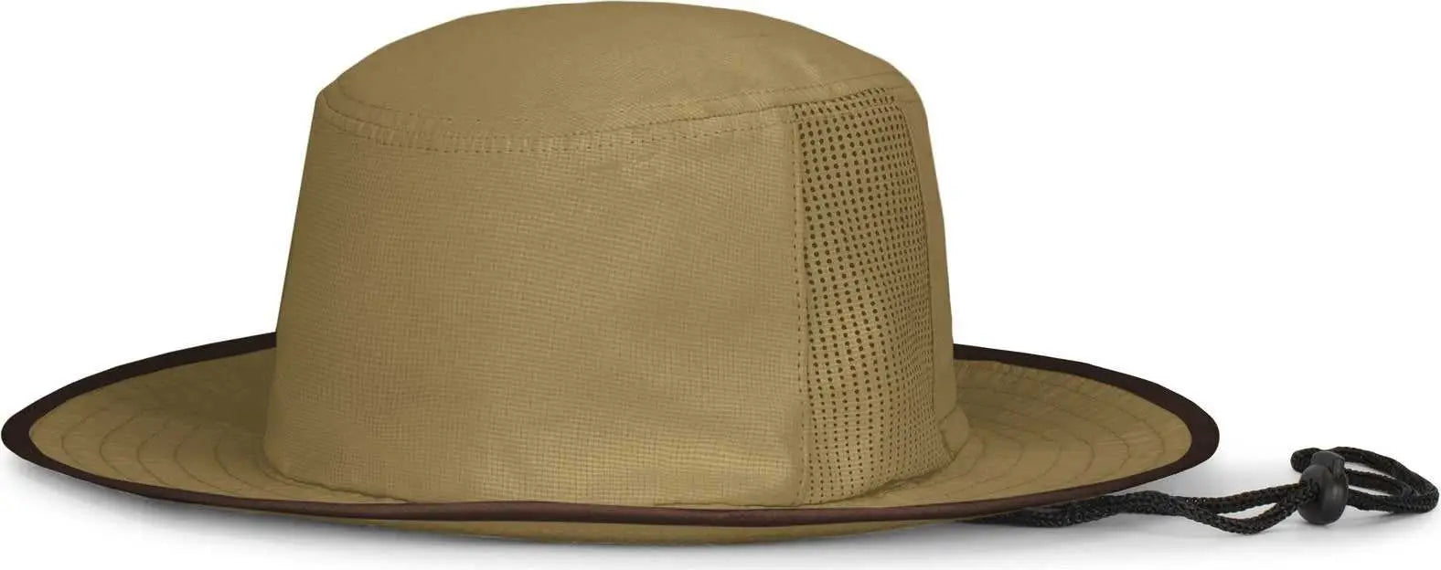 Pacific Headwear 1964B Perforated Legend Boonie - Khaki Brown - Khaki Brown / 7’’ 7 7/8’’