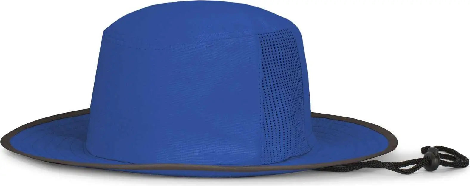 Pacific Headwear 1964B Perforated Legend Boonie - Royal Graphite - Royal Dark Gray / 7’’ 7 7/8’’