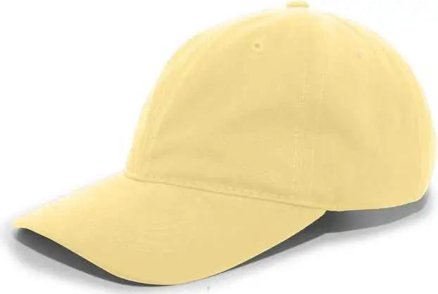 Pacific Headwear 201C Brushed Cotton Twill Buckle Back Cap - Mustard - Yellow / 7’’ - 7 7/8’’