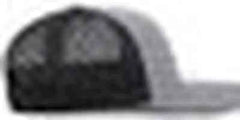 Pacific Headwear 210C Malange Heather Low Profile Trucker - Grey Heather Black Grey Heather - Gray Black / 7’’ 7 7/8’’