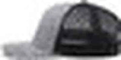 Pacific Headwear 210C Malange Heather Low Profile Trucker - Grey Heather Black Grey Heather - Gray Black / 7’’ 7 7/8’’