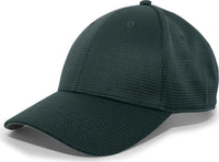 Pacific Headwear 285C Air-Tech Performance Hook-and-Loop Cap - Dark Green - Forest / 7’’ - 7 7/8’’