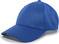Pacific Headwear 285C Air-Tech Performance Hook-and-Loop Cap - Royal - Royal / 7’’ - 7 7/8’’