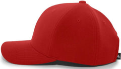 Pacific Headwear 298M M2 Performance Hook-and-Loop Cap - Cardinal