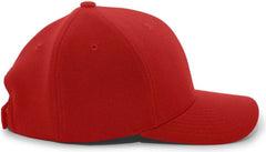 Pacific Headwear 298M M2 Performance Hook-and-Loop Cap - Cardinal