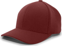 Pacific Headwear 298M M2 Performance Hook-and-Loop Cap - Maroon - Maroon / 6 1/2’’ - 7’’