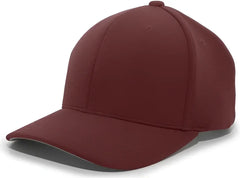 Pacific Headwear 298M M2 Performance Hook-and-Loop Cap - Maroon