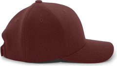 Pacific Headwear 298M M2 Performance Hook-and-Loop Cap - Maroon
