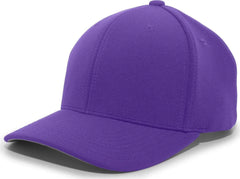 Pacific Headwear 298M M2 Performance Hook-and-Loop Cap - Purple - Purple / 6 1/2’’ - 7’’