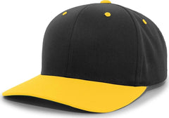 Pacific Headwear 302C Cotton Blend Hook-and-Loop Cap - Black Gold - Black Gold / 6 1/2’’ - 7’’
