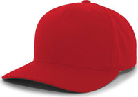 Pacific Headwear 302C Cotton Blend Hook-and-Loop Cap - Cardinal - Cardinal / 6 1/2’’ - 7’’